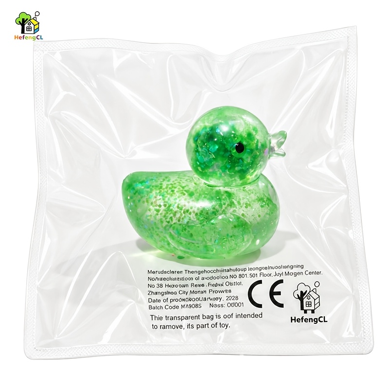 Glitter Duck Toy, Cute Sparkly Animal Toy